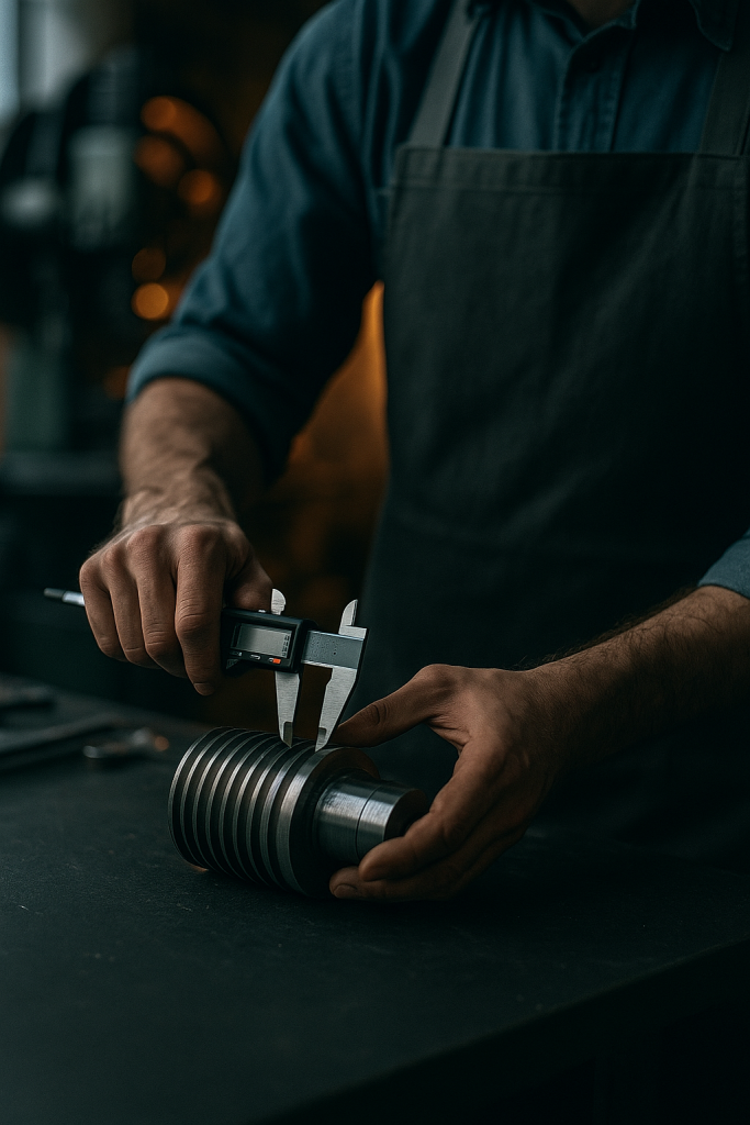 Industrial Maintenance and Technical Support – Elmiron Industrial maintenance technician providing technical support in a factory environment