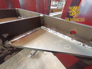 Industrial steel welding on fabricated metal component for structural construction – Elmiron