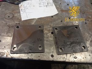 Steel plate components prepared for industrial welding and fabrication – Elmiron