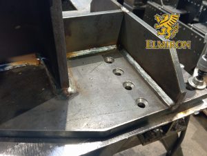 Industrial steel fabrication process with welding and metal preparation – Elmiron