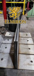 Industrial steel structure with welded components in production facility – Elmiron