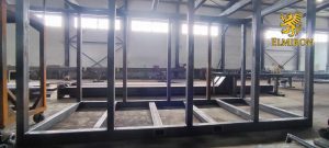 Structural steel welding for industrial construction
