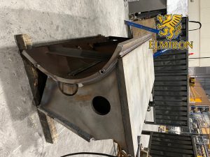 Overhead crane installation in production facility