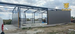 Pipe installation in industrial production facility