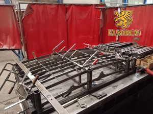 On-site steel construction and installation