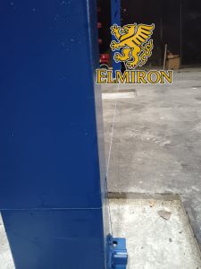 Steel installation works at industrial site