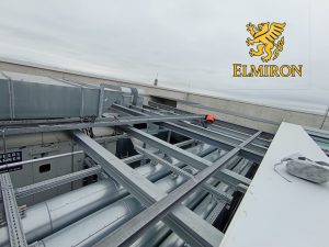 Structural steel fabrication for industrial buildings