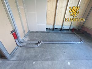 Steel piping system for industrial processing