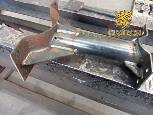 Steel piping installation for production facilities